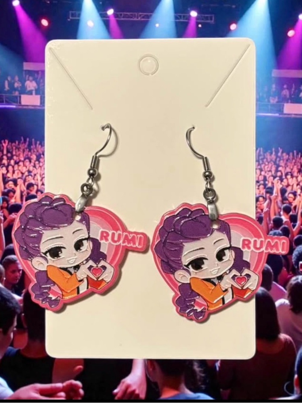 K-Pop Huntrix Demon Hunters Rumi Earrings
